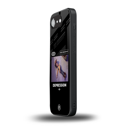 depression back phone cover | glass case for iphone 16e