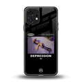 depression back phone cover | glass case for nothing phone 1