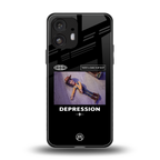 depression back phone cover | glass case for nothing phone 2