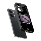 depression back phone cover | glass case for oneplus nord 3