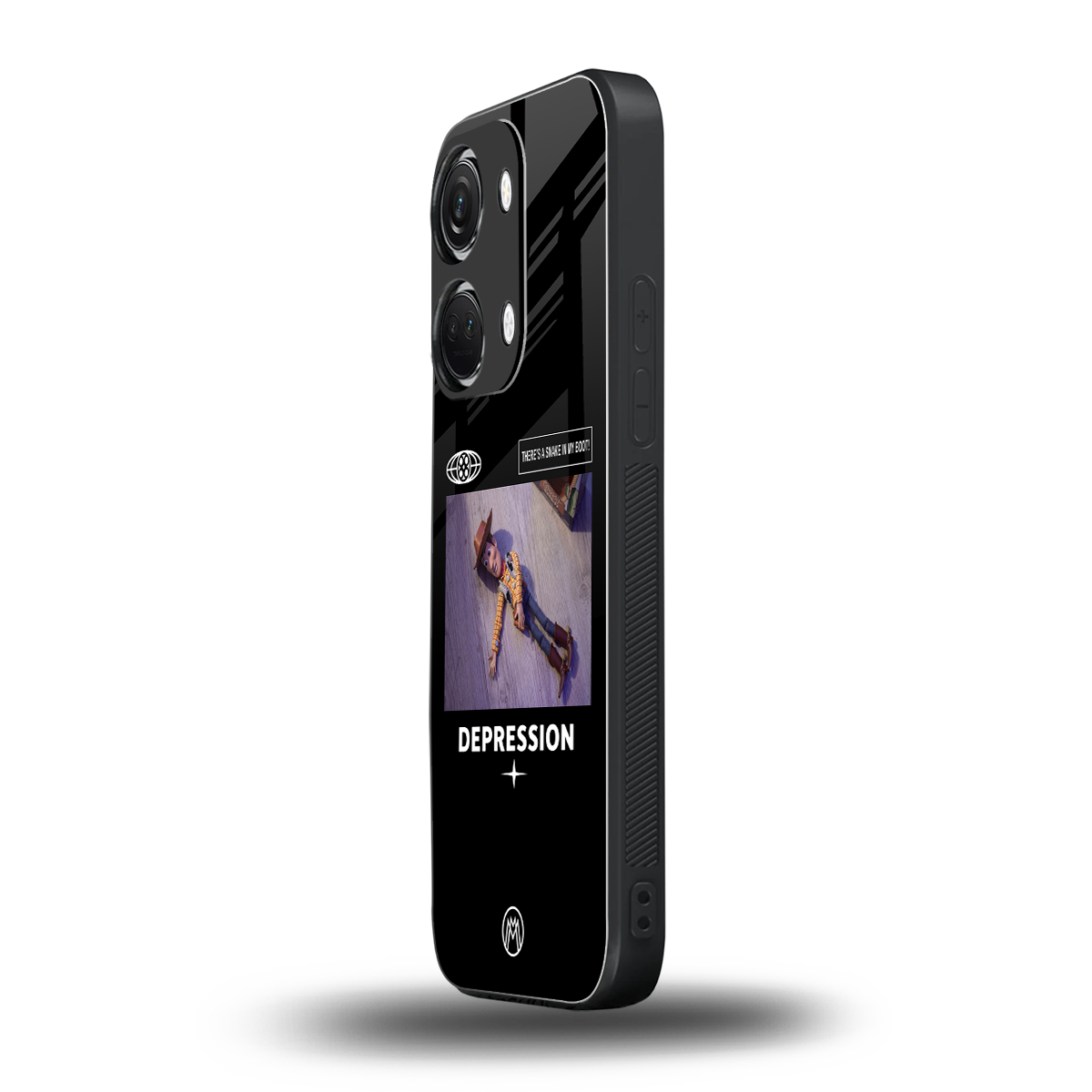 depression back phone cover | glass case for oneplus nord 3