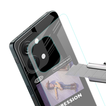 depression back phone cover | glass case for oneplus nord 3