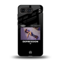 depression back phone cover | glass case for oneplus nord 4