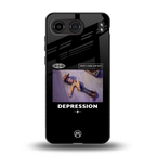 depression back phone cover | glass case for oneplus nord 4