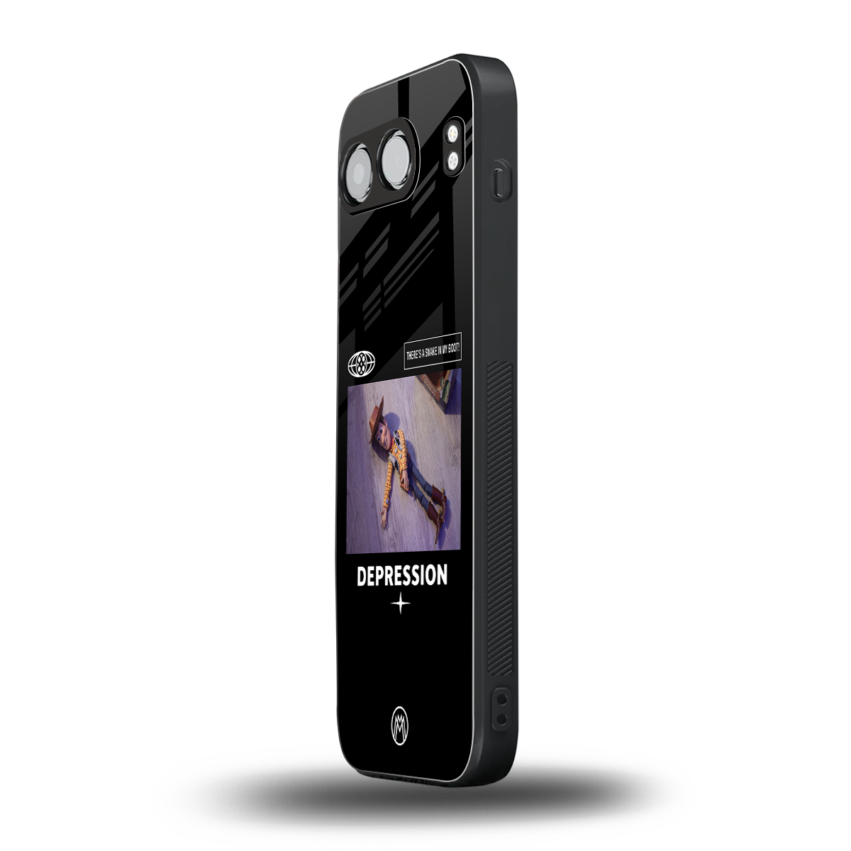 depression back phone cover | glass case for oneplus nord 4