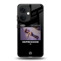 depression back phone cover | glass case for oneplus nord ce 3