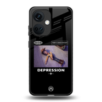 depression back phone cover | glass case for oneplus nord ce 3