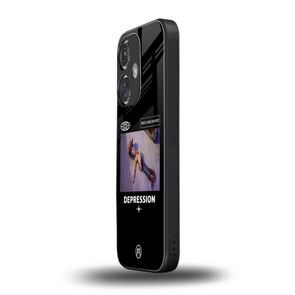 depression back phone cover | glass case for oneplus nord ce 3