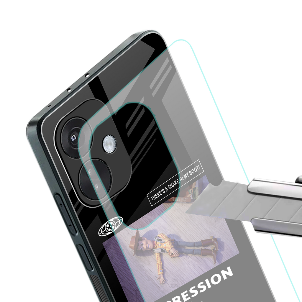 depression back phone cover | glass case for oneplus nord ce 3