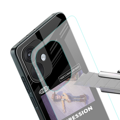 depression back phone cover | glass case for oneplus nord ce 3