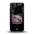 depression back phone cover | glass case for oneplus nord ce 4 lite