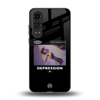 depression back phone cover | glass case for oneplus nord ce 4 lite