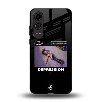 depression back phone cover | glass case for oneplus nord ce 4 lite