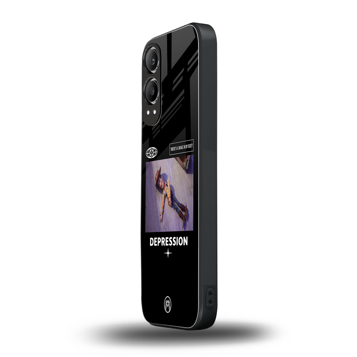 depression back phone cover | glass case for oneplus nord ce 4 lite