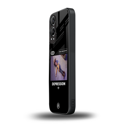 depression back phone cover | glass case for oneplus nord ce 4 lite