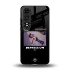 depression back phone cover | glass case for oneplus nord ce 4