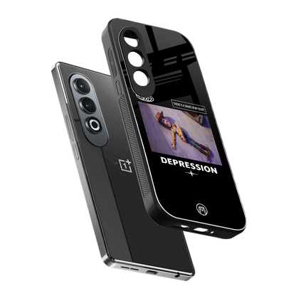 depression back phone cover | glass case for oneplus nord ce 4