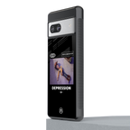 depression back phone cover | glass case for Google Pixel 7