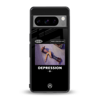 depression back phone cover | glass case for google pixel 8 pro