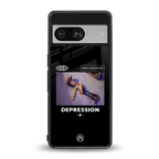 depression back phone cover | glass case for Google Pixel 8