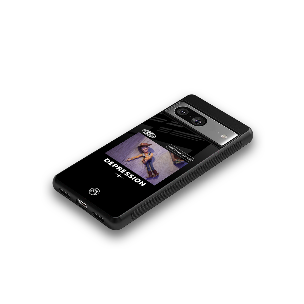 depression back phone cover | glass case for Google Pixel 8