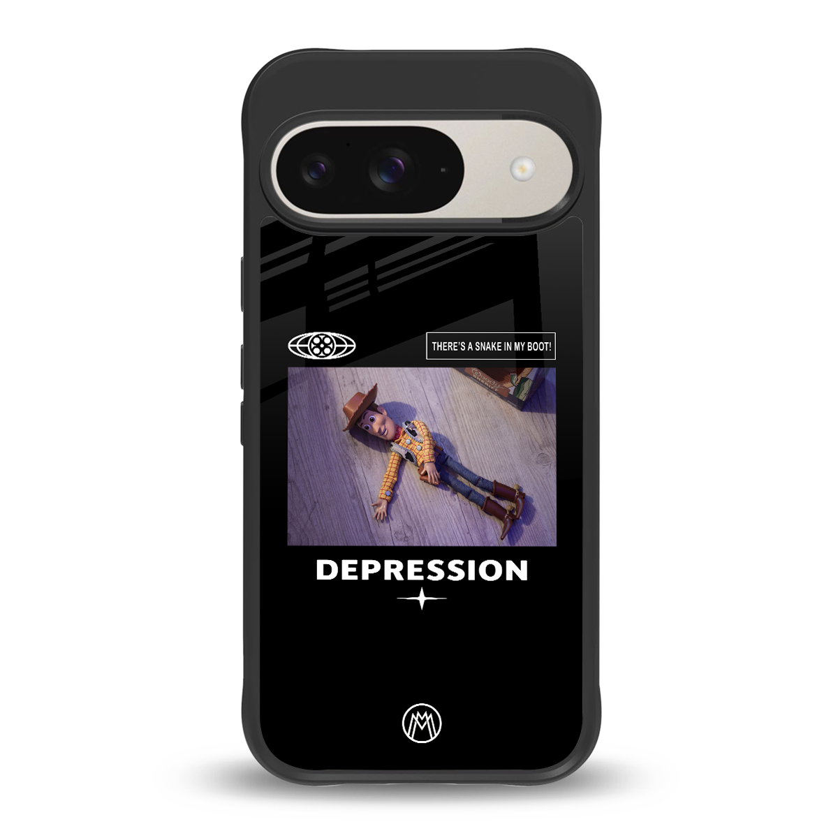 depression back phone cover | glass case for google pixel 9