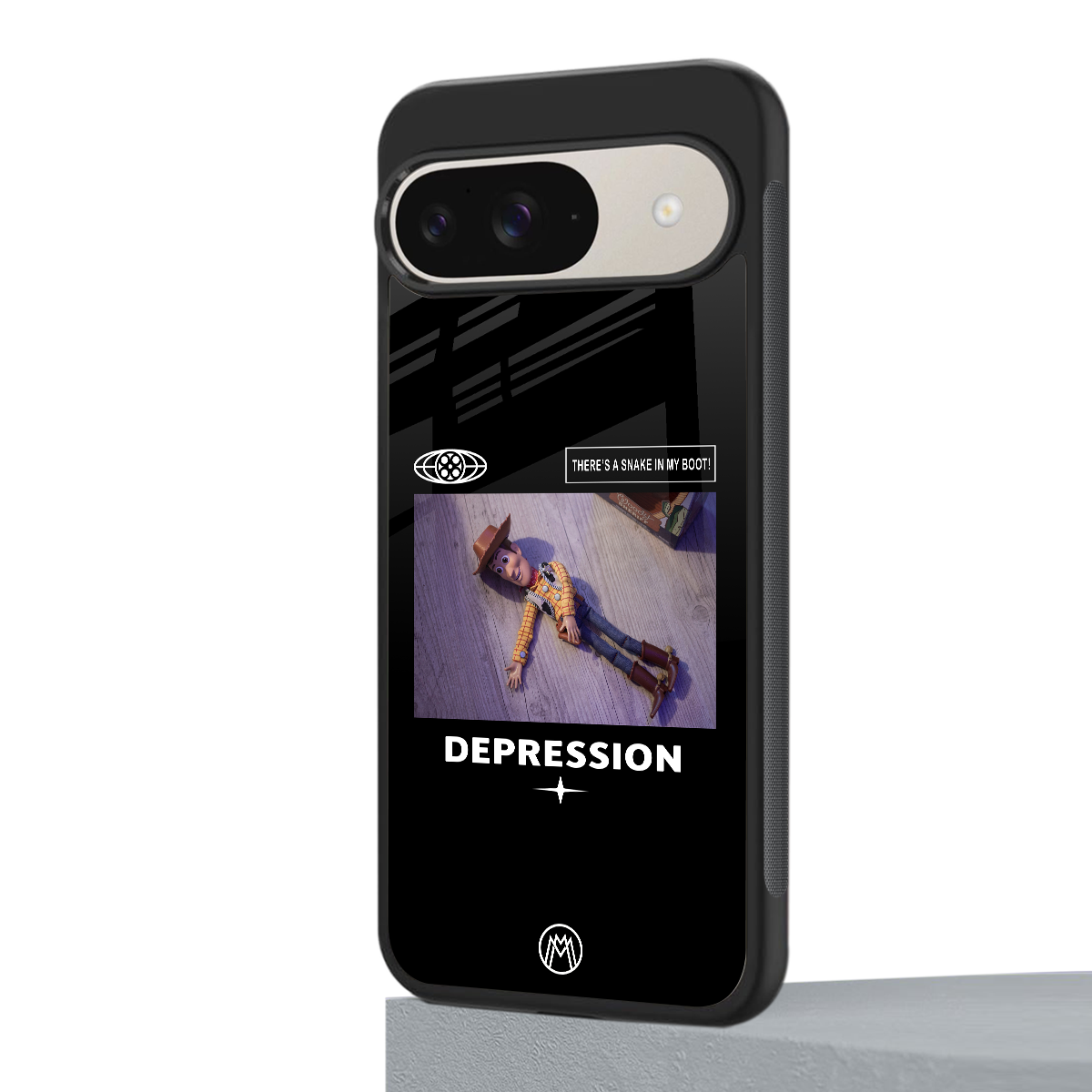 depression back phone cover | glass case for google pixel 9