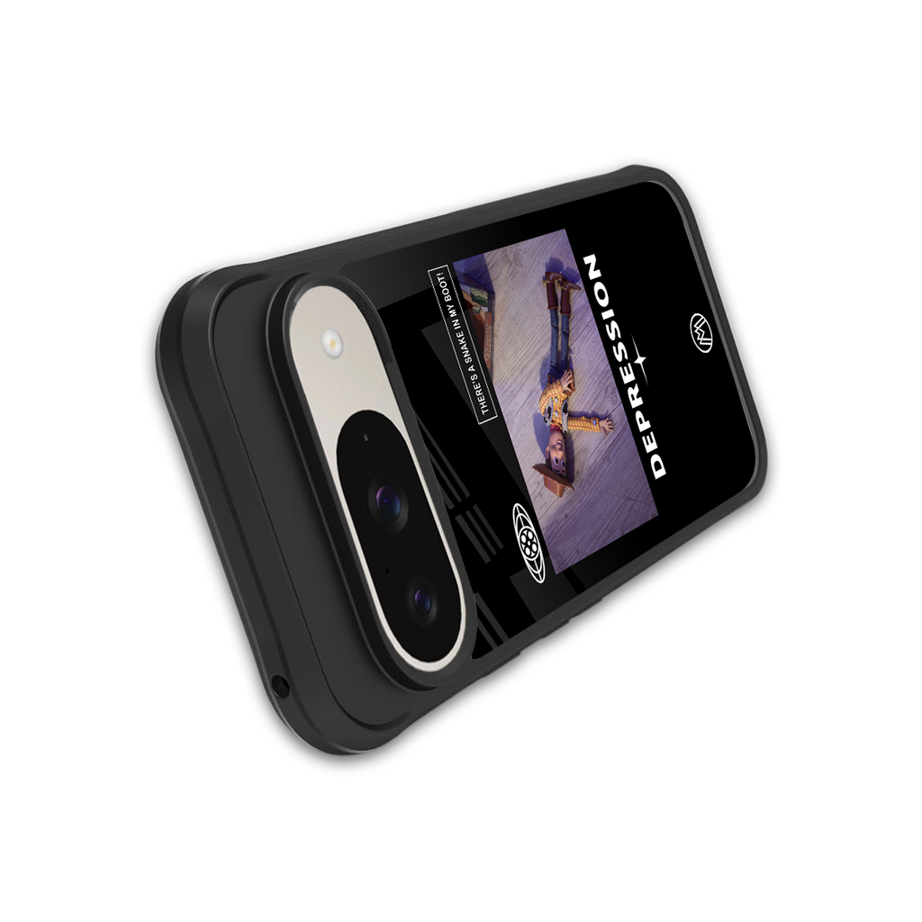 depression back phone cover | glass case for google pixel 9