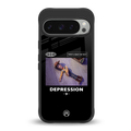 depression back phone cover | glass case for google pixel 9 pro xl