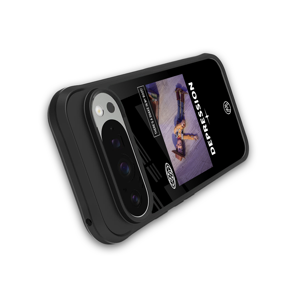 depression back phone cover | glass case for google pixel 9 pro