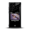 depression back phone cover | glass case for samsung galaxy s23 ultra
