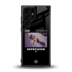 depression back phone cover | glass case for samsung galaxy s23 ultra
