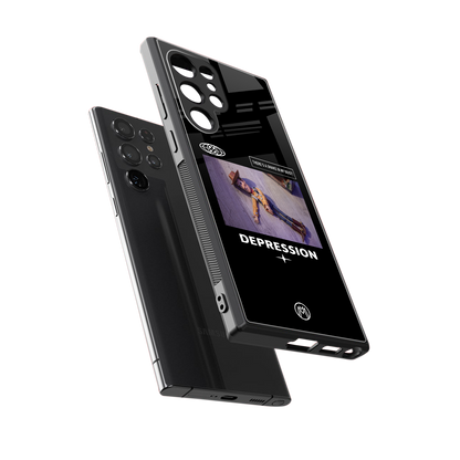 depression back phone cover | glass case for samsung galaxy s23 ultra