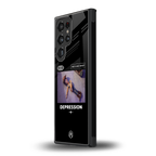 depression back phone cover | glass case for samsung galaxy s23 ultra