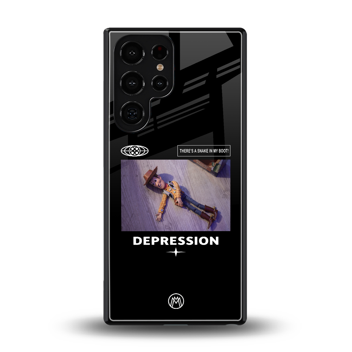 depression back phone cover | glass case for samsung galaxy s25 ultra