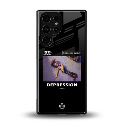 depression back phone cover | glass case for samsung galaxy s25 ultra