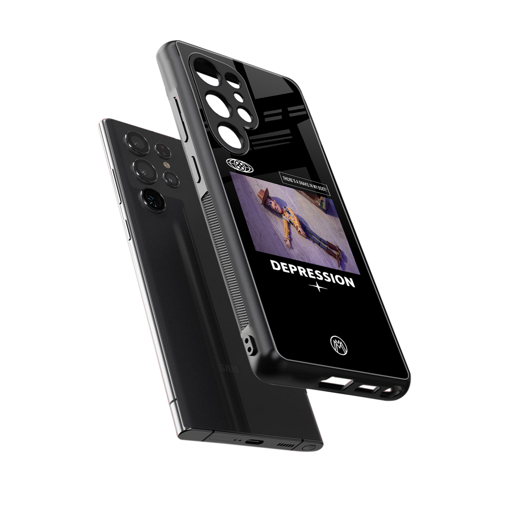 depression back phone cover | glass case for samsung galaxy s25 ultra