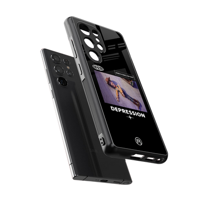 depression back phone cover | glass case for samsung galaxy s25 ultra