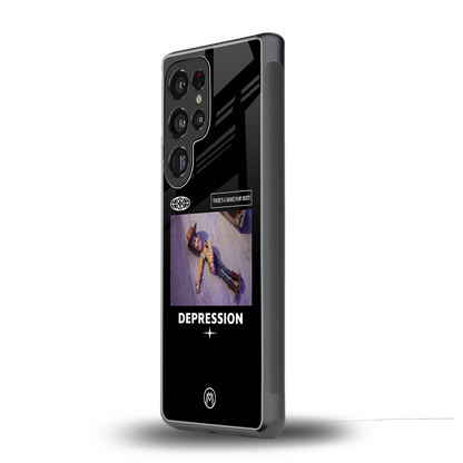 depression back phone cover | glass case for samsung galaxy s25 ultra