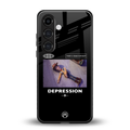 depression back phone cover | glass case for samsung galaxy s24 fe