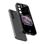 depression back phone cover | glass case for samsung galaxy s23 plus