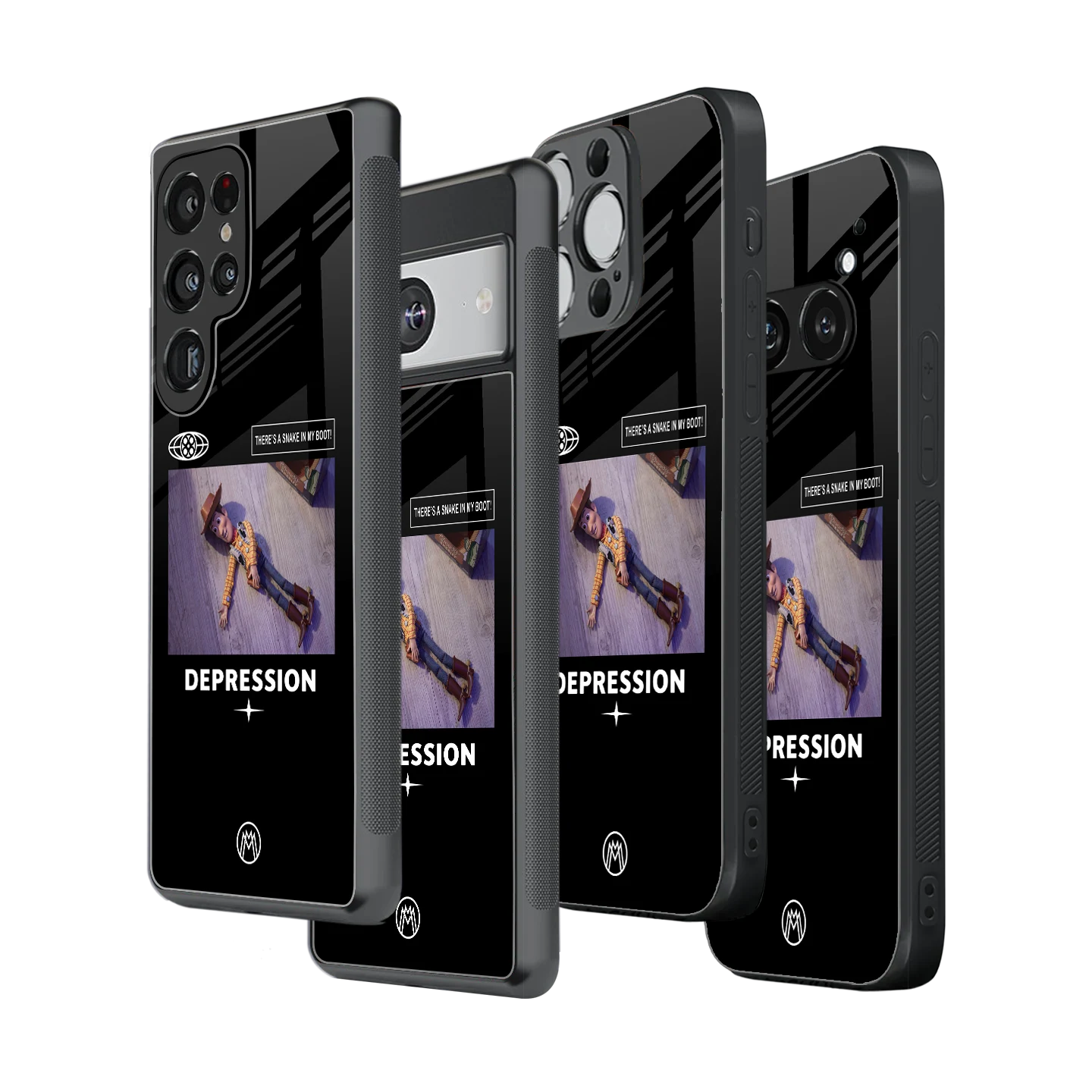 Stylish Glass Back Case for All Smartphones – iPhone, Samsung, OnePlus, Pixel, Redmi, Oppo, Vivo, Motorola