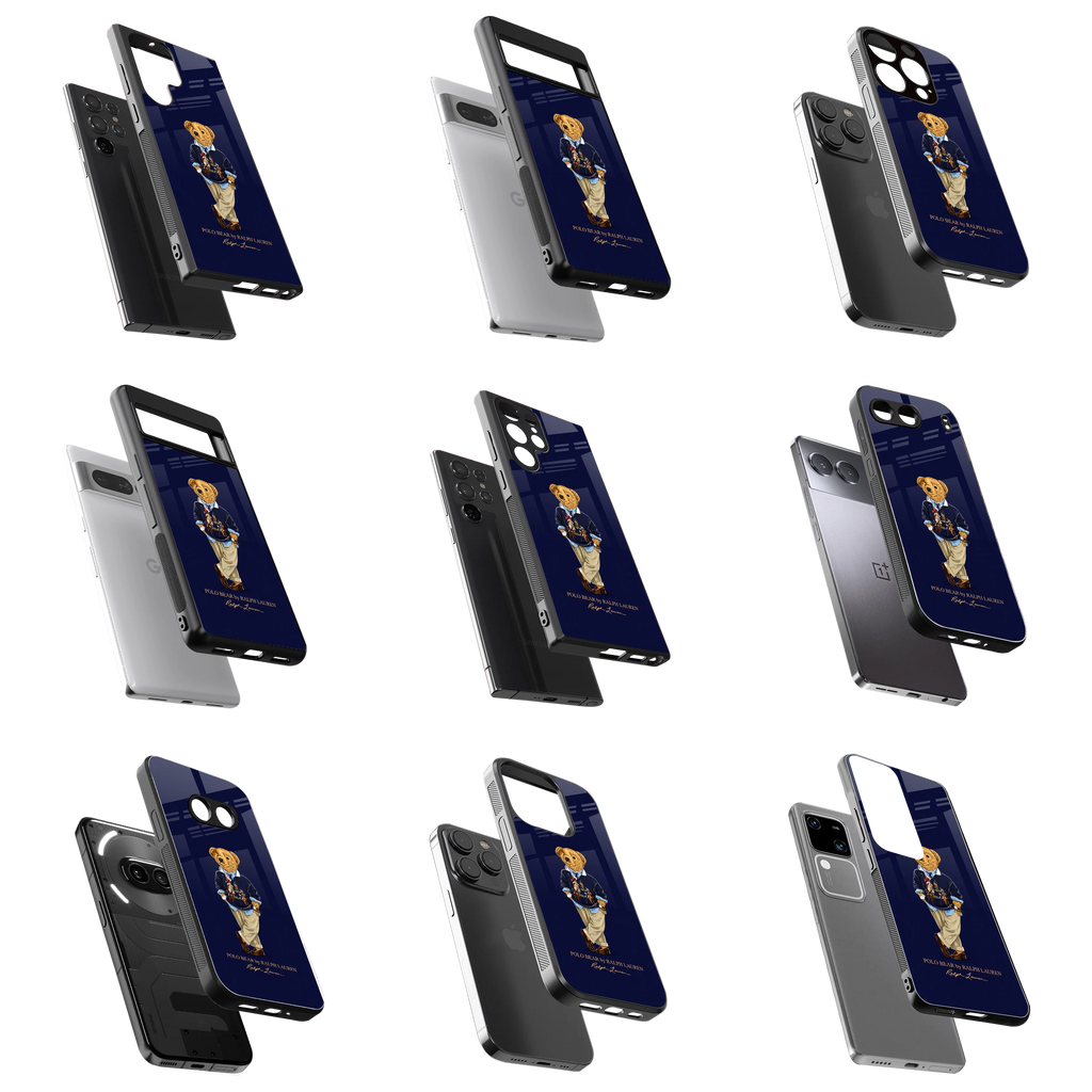 Durable Glass Back Mobile Case for iPhone, Samsung, OnePlus, Google Pixel, Redmi, Vivo, Oppo
