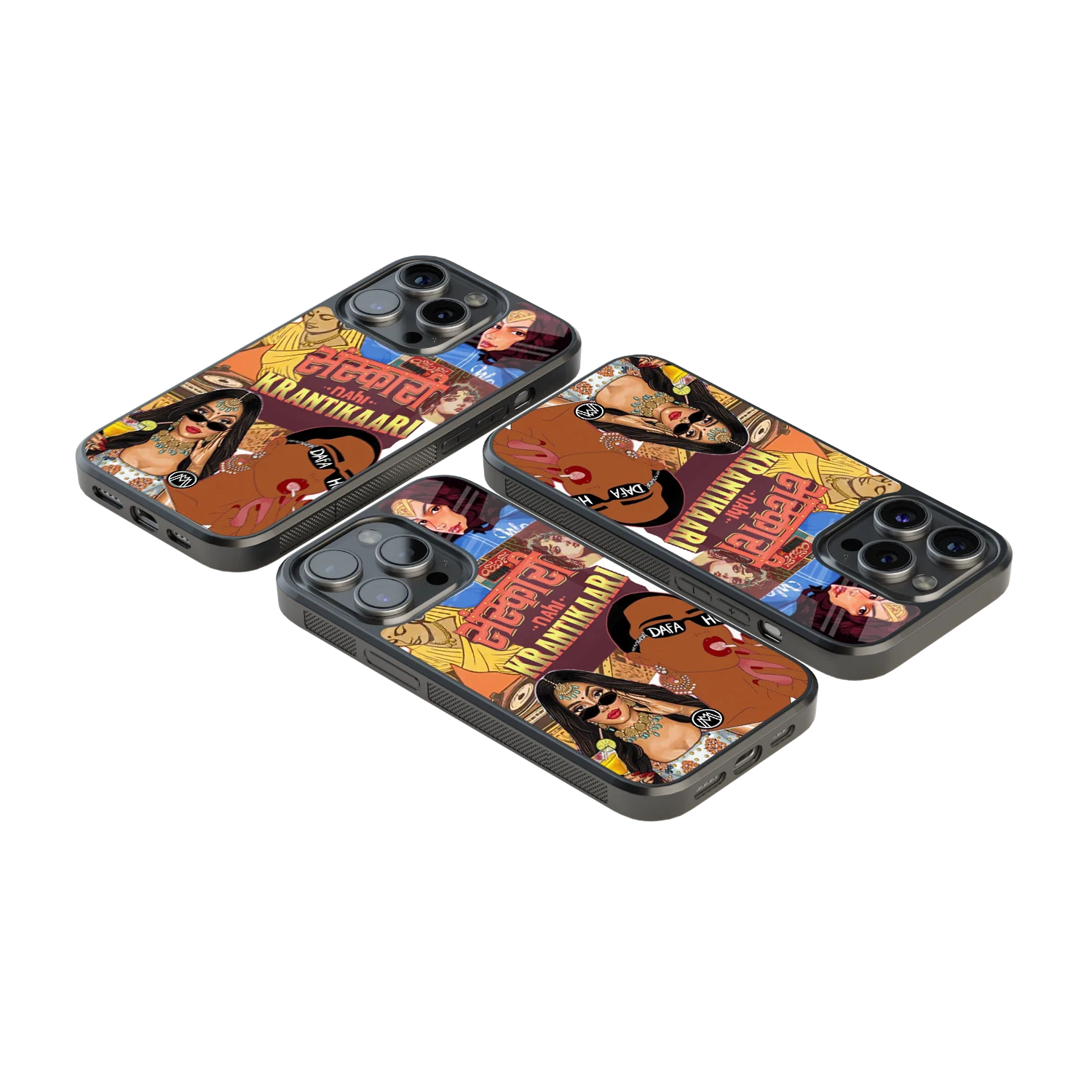 Luxury Glass Back Mobile Cover for iPhone, Samsung Galaxy, OnePlus, Pixel, Redmi & More
