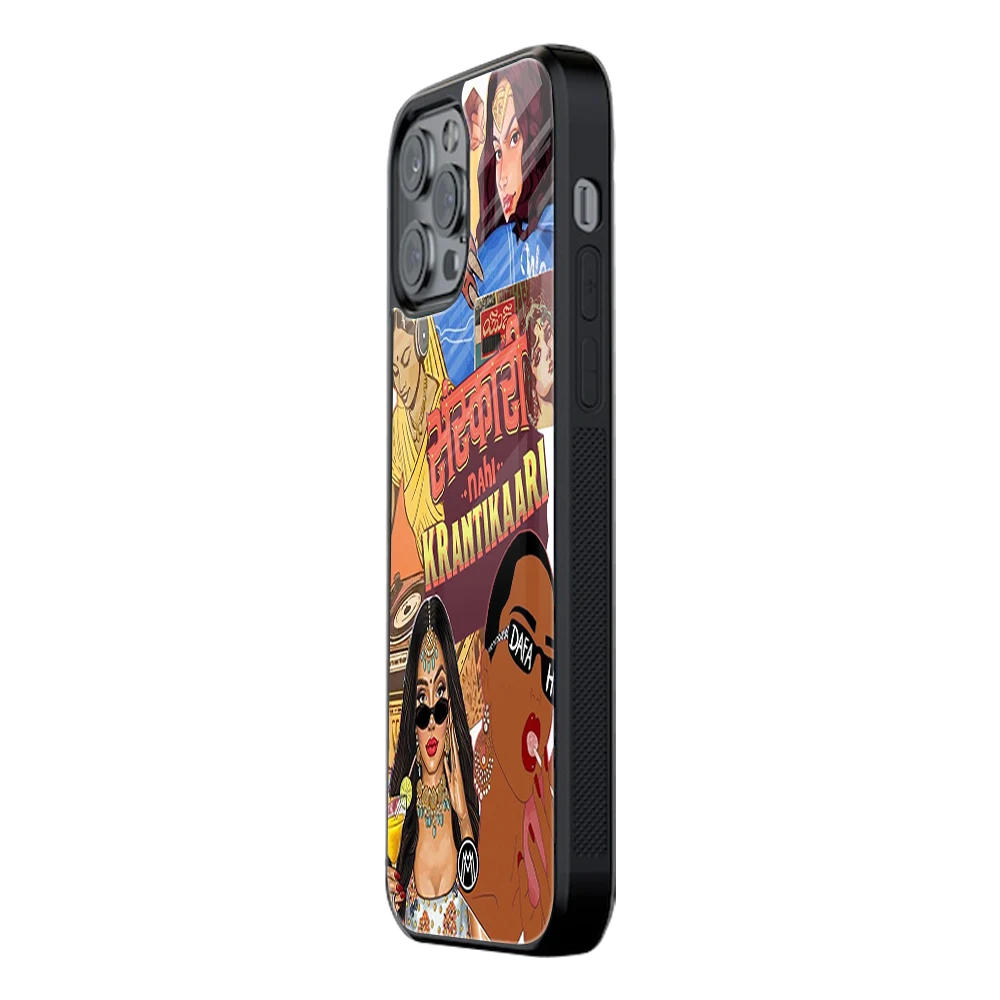 Slim Glass Back Phone Case for Multiple Brands iPhone, Samsung, Redmi, OnePlus, Oppo, Vivo