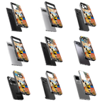 Durable Glass Back Mobile Case for iPhone, Samsung, OnePlus, Google Pixel, Redmi, Vivo, Oppo