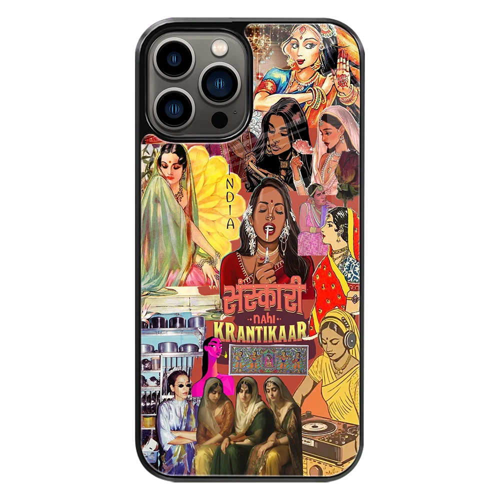 Premium Glass Back Mobile Phone Cover for iPhone, Samsung, OnePlus, Google Pixel, Redmi, Oppo, Vivo & Realme