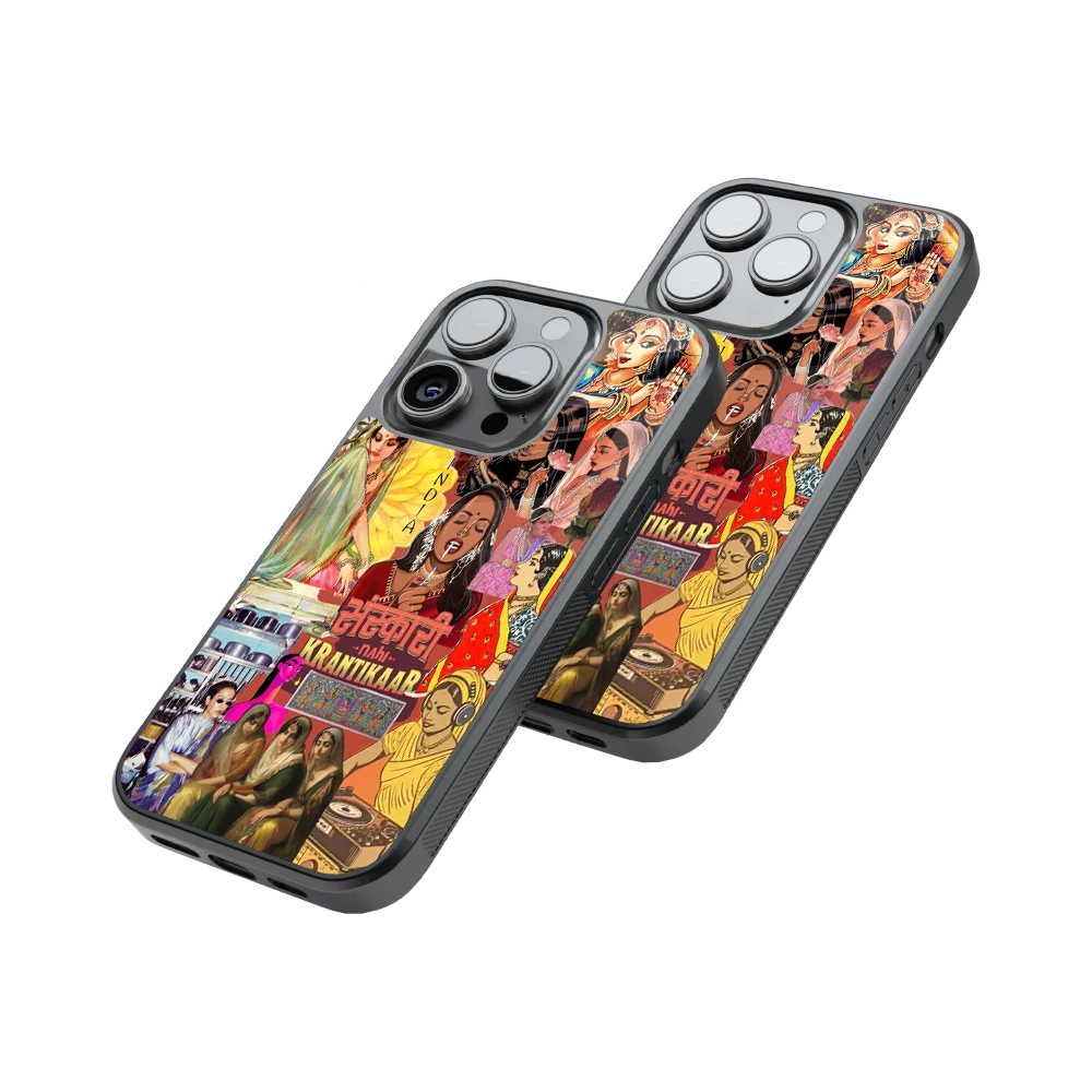 Protective Glass Back Phone Case Compatible with iPhone, Samsung, OnePlus, Pixel & More
