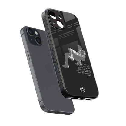 despair back phone cover | glass case for iphone 13 mini