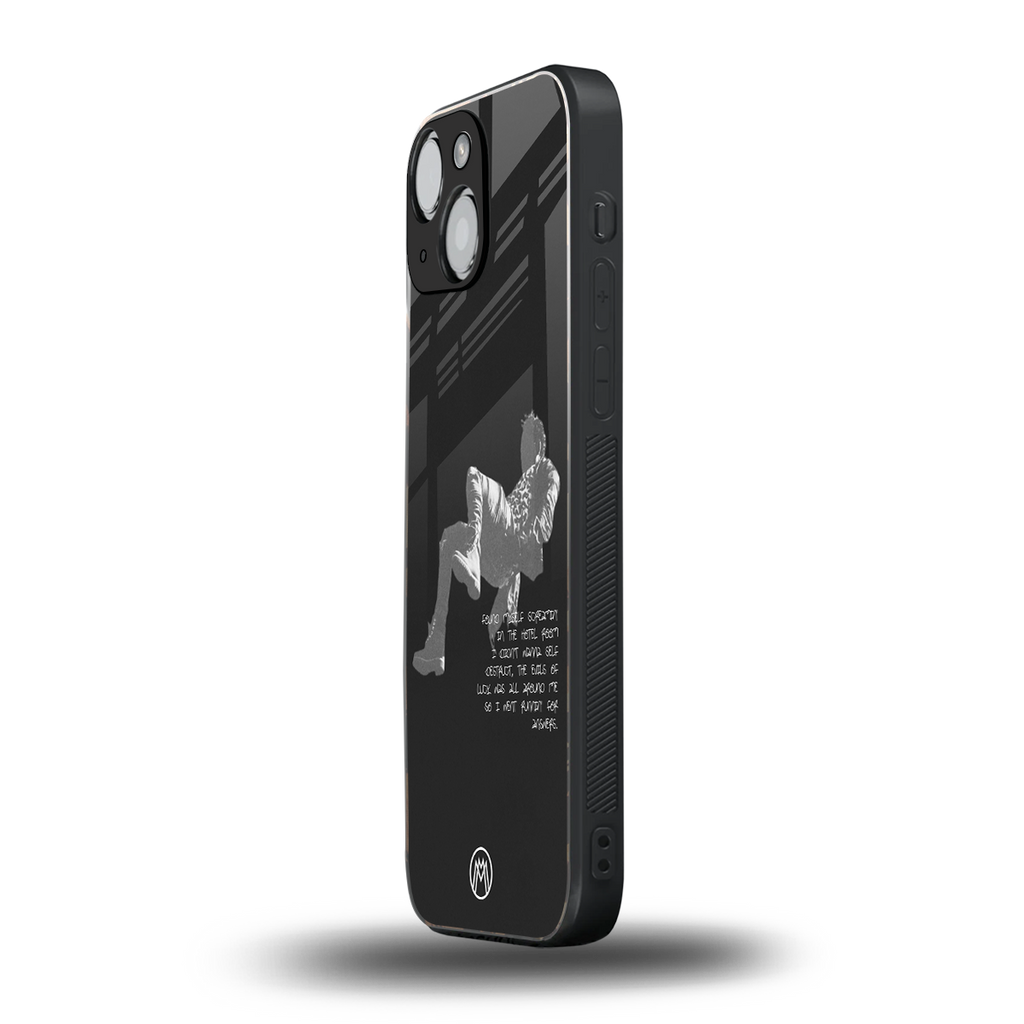 despair back phone cover | glass case for iphone 13 mini